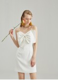 SILVANA BOWTIE DRESS (WHITE)