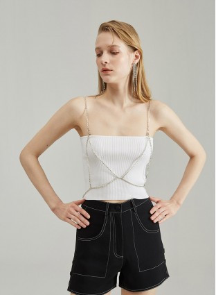 LORNA CAMI TOP (WHITE)