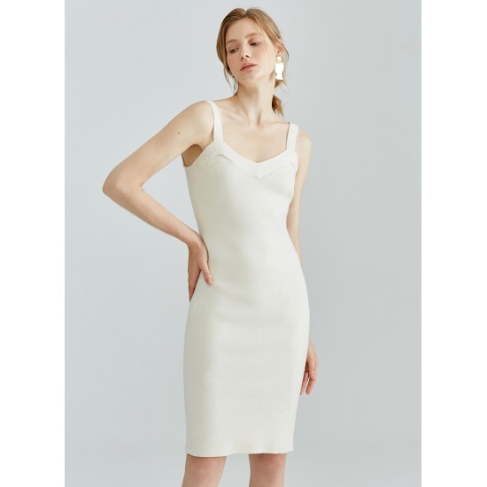 LOUISA KNIT DRESS (IVORY)