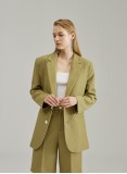 MACADAMIA BLAZER&SHORTS (PISTACHIO GREEN)