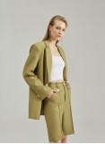 MACADAMIA BLAZER&SHORTS (PISTACHIO GREEN)