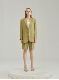 MACADAMIA BLAZER&SHORTS (PISTACHIO GREEN)