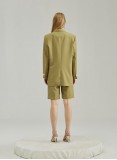 MACADAMIA BLAZER&SHORTS (PISTACHIO GREEN)