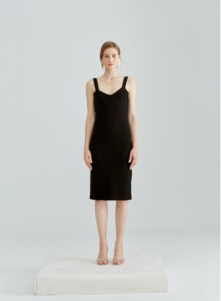 LOUISA KNIT DRESS (BLACK)