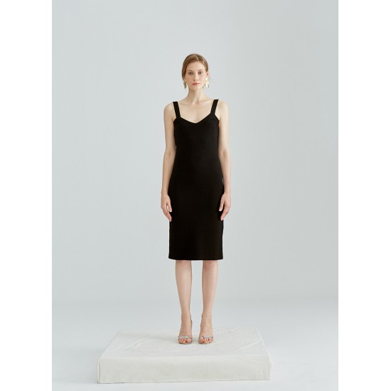 LOUISA KNIT DRESS (BLACK)