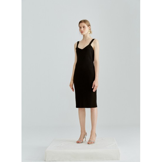 LOUISA KNIT DRESS (BLACK)