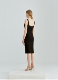 LOUISA KNIT DRESS (BLACK)