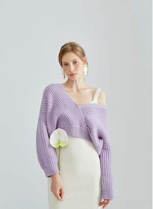 COPIHUE KNIT JUMPER (LILAC)