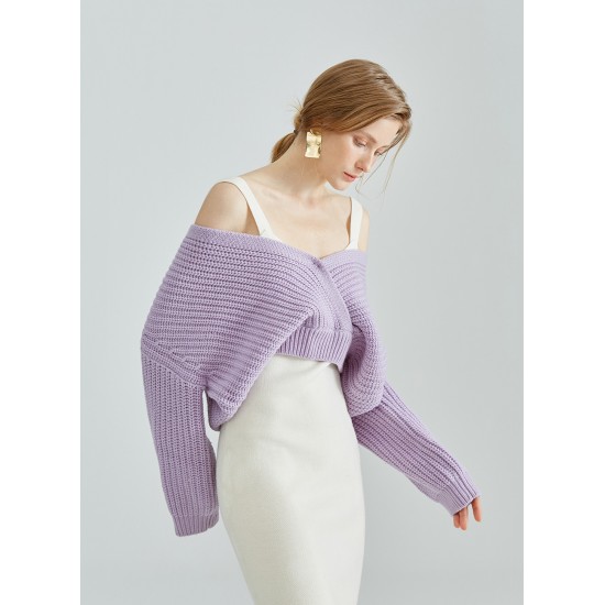 COPIHUE KNIT JUMPER (LILAC)