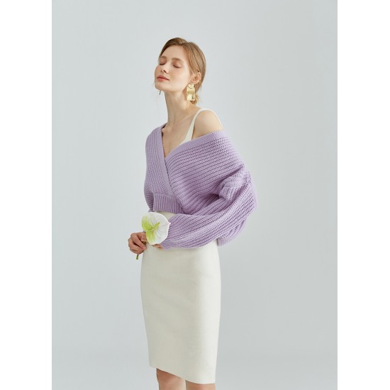 COPIHUE KNIT JUMPER (LILAC)