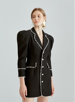 VALENCIA BLAZER DRESS (BLACK)