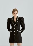 VALENCIA BLAZER DRESS (BLACK)