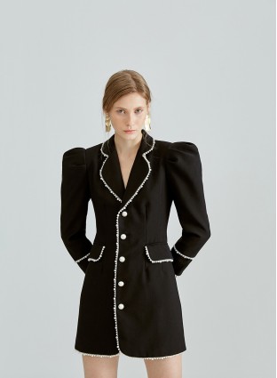 VALENCIA BLAZER DRESS (BLACK)