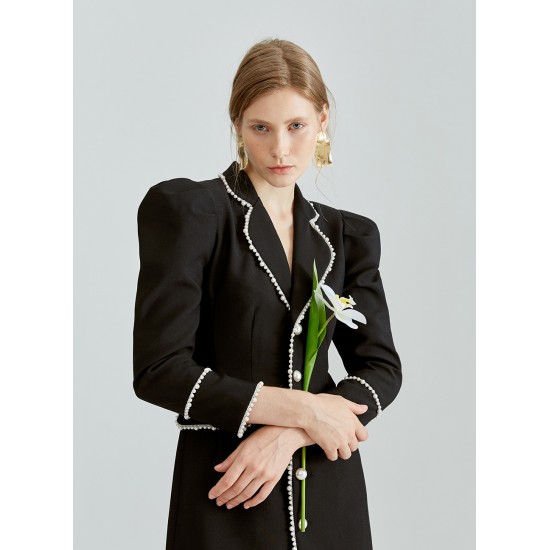 VALENCIA BLAZER DRESS (BLACK)