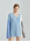 MELI KNIT JUMPER (BLUE & GREY)