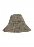 BENNY CHECKERED TOP & HAT (KHAKI)