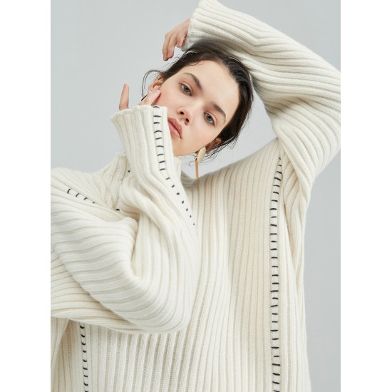 EPIPHANY WOOL JUMPER (IVORY)