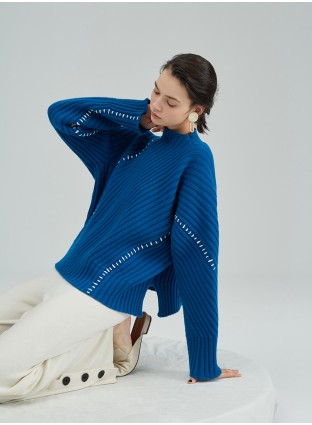 EPIPHANY WOOL JUMPER (ROYAL BLUE)