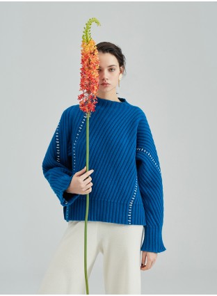 EPIPHANY WOOL JUMPER (ROYAL BLUE)