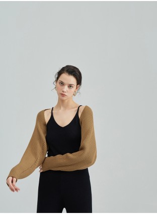 SIBLE KNIT CARDIGAN (CAMEL)