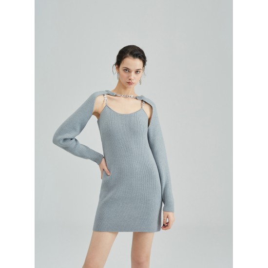 COPIHUE KNIT TWO-PIECE (GREY)