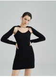 COPIHUE KNIT TWO-PIECE (BLACK)