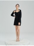 COPIHUE KNIT TWO-PIECE (BLACK)