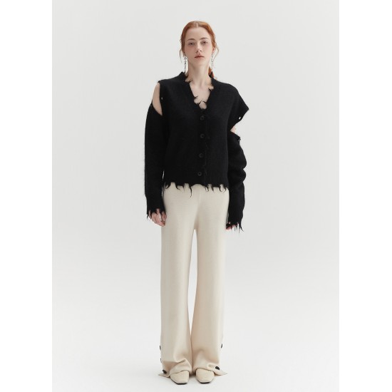 ETERNITY WOOL PANTS (IVORY)