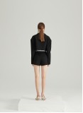 VIBES BLAZER TWO-PIECE (BLACK)