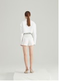 VIBES BLAZER TWO-PIECE (WHITE)