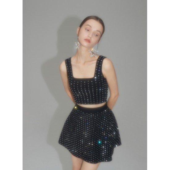 KARAT KNIT TWO-PIECE (BLACK)