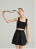 KARAT KNIT TWO-PIECE (BLACK)