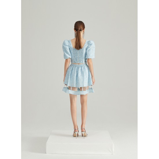 FINE LINE TWO-PIECE (POWDER BLUE)