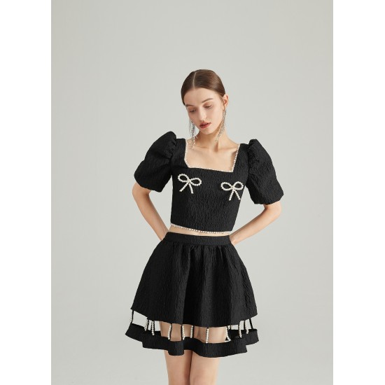 FINE LINE TWO-PIECE (BLACK)