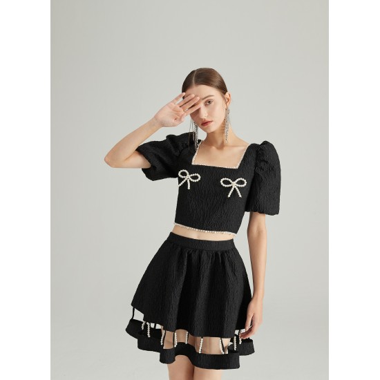 FINE LINE TWO-PIECE (BLACK)