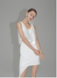 FLAKY ASHES DRESS (IVORY)