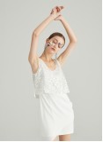 FLAKY ASHES DRESS (IVORY)