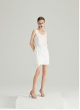 FLAKY ASHES DRESS (IVORY)