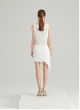 FLAKY ASHES DRESS (IVORY)