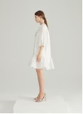 CLOVER FLARED DRESS (IVORY)