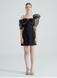 ZOWIE BOWTIE DRESS (BLACK)