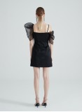 ZOWIE BOWTIE DRESS (BLACK)