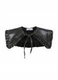 TANIA LEATHER COLLAR (BLACK)