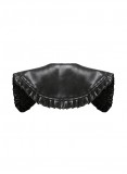 TANIA LEATHER COLLAR (BLACK)