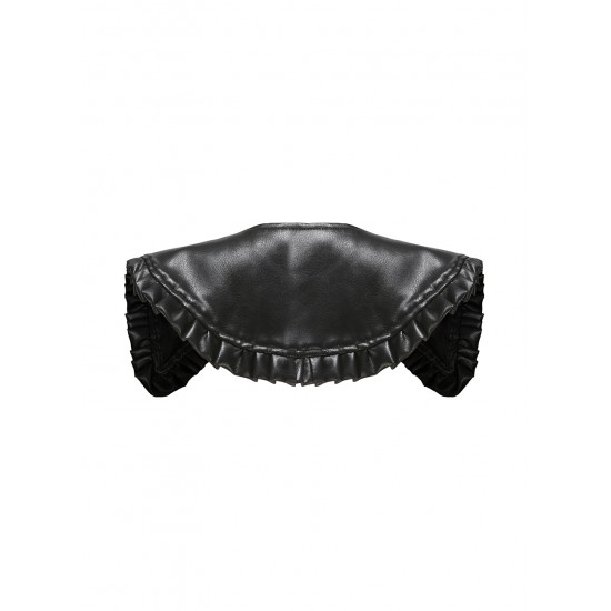 TANIA LEATHER COLLAR (BLACK)