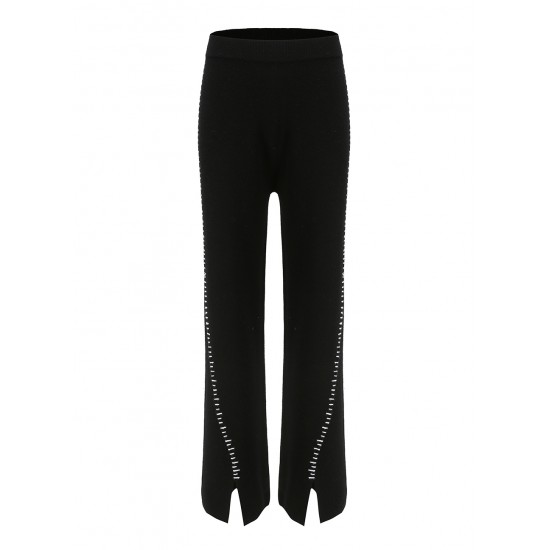 EVE WOOL PANTS (BLACK)