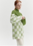 SINGER CHECKERED KNIT (GREEN)