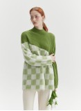 SINGER CHECKERED KNIT (GREEN)