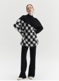 SINGER CHECKERED KNIT (BLACK)