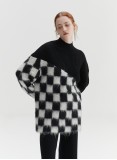 SINGER CHECKERED KNIT (BLACK)